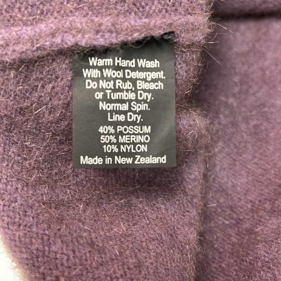 Waimate Merino Possum Blend Women’s 1/4 Zip Pullover Made in New Zealand 🇳🇿 - Picture 8 of 8